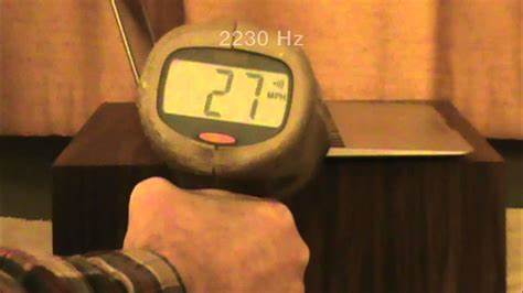 Can Speed Radar Measure Music? [video]