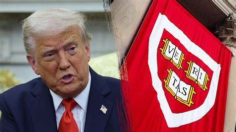 Trump repeats that the government will revoke Harvard's tax-exempt status