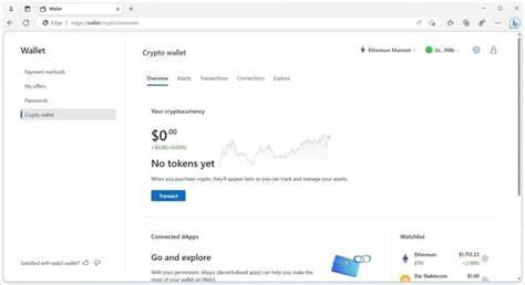 Microsoft Edge bekommt ein Crypto-Wallet