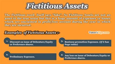 Fictitious assets