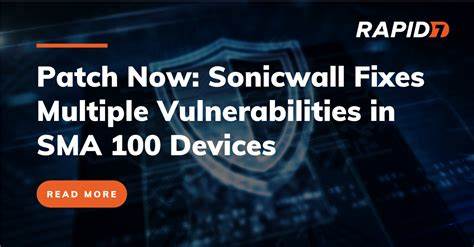 SonicWall Patches 3 Flaws in SMA 100 Devices Allowing Attackers to Run Code as Root