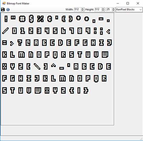 Bitmap Font Maker