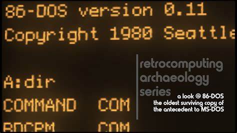 Birth of 86-DOS