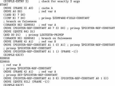 Optimizing Common Lisp