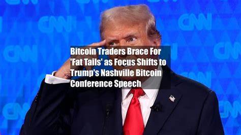 Bitcoin Traders Brace for 'Fat Tails' as Focus Shifts to Trump's Nashville Bitcoin Conference Speech - CoinDesk