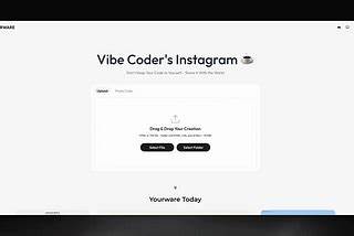 Yourware: Vibe Coder's Instagram