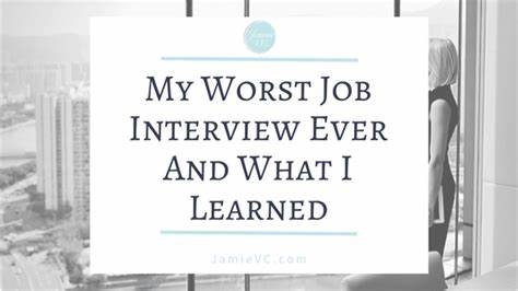 My 2nd Worst Job Interview