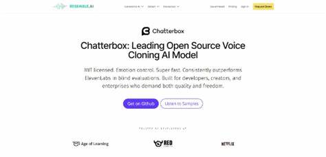 Chatterbox AI: Real-Time Voice Cloning and TTS Generator