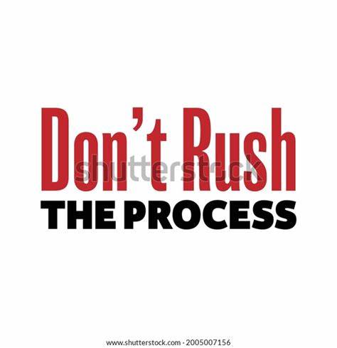 Do not rush software development