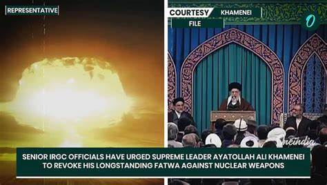 Amid Tensions, Iran's Big Nuclear Bomb Warning To Israel