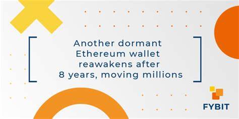 Another dormant Ethereum wallet reawakens after 8 years, moving millions