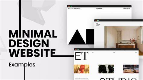 Text-art minimalism web design