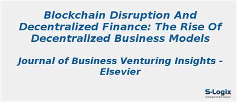 Blockchain-Störung und dezentrale Finanzierung: Der Aufstieg dezentraler Geschäftsmodelle – Sites@Duke
