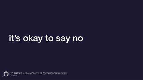 Just Say No – Jeff Geerling