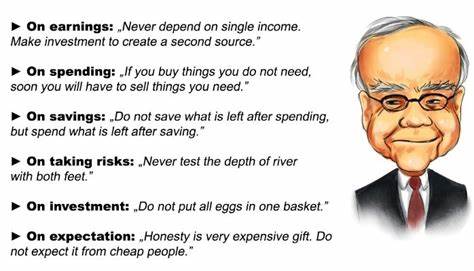 12 pieces of advice from Warren Buffett, from parenting to investments