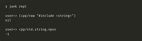 Starting on seamless C++ interop in jank