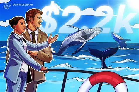 ETH Price Poised To Reclaim $2.2K Macro Range As Whale Accumulation Increases