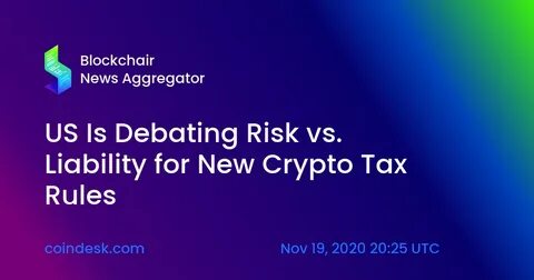 US tax rules that could ‘destroy the dream of DeFi’ set to arrive soon – DL News - Crypto News BTC