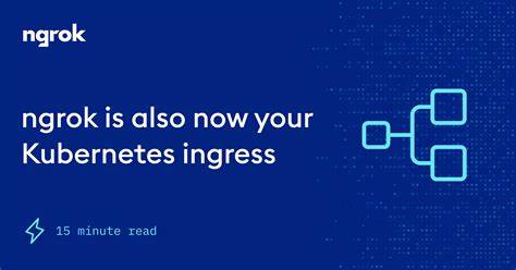 Ngrok is also now your Kubernetes ingress