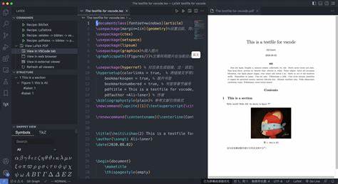 Latex in VSCode