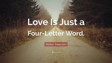 just" is a four letter word