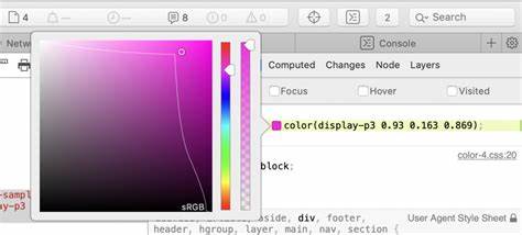 Add wide gamut P3 and alpha transparency to your color picker in HTML