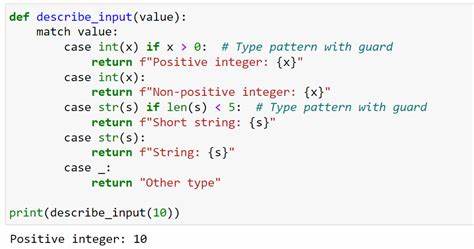 Using the Python Match Statement