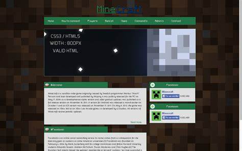 CSS Minecraft