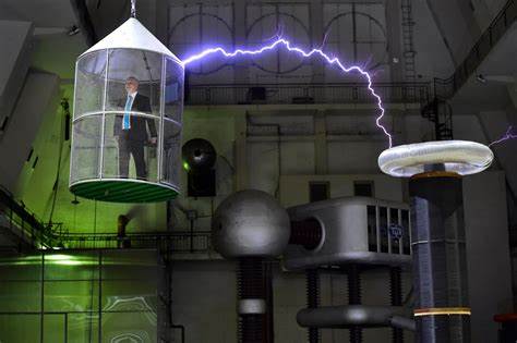 Seawater Faraday Cage [US Patent US9609791B2]