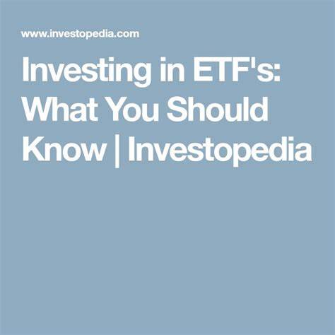 10 ETF Concerns That Investors Shouldn’t Overlook - Investopedia
