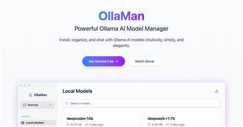 Show HN: OllaMan – Intuitive Desktop UI Manager for Ollama AI Models