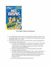 A Formal Mathematical Investigation on the Validity of Kellogg's Glaze Claims