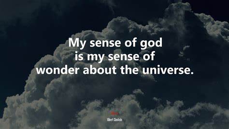 Einstein's Sense of Awe