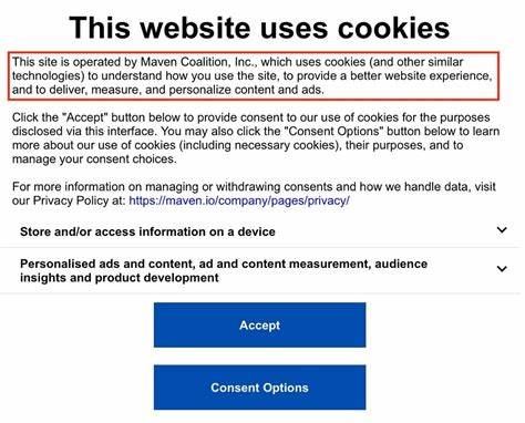 Why Having a Cookie warning notice is a good idea