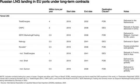 EU plans ban on new Russian gas contracts using trade law