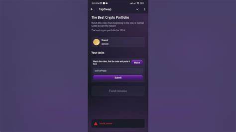 TapSwap Daily Code for October 2, 2024 - Crypto Times