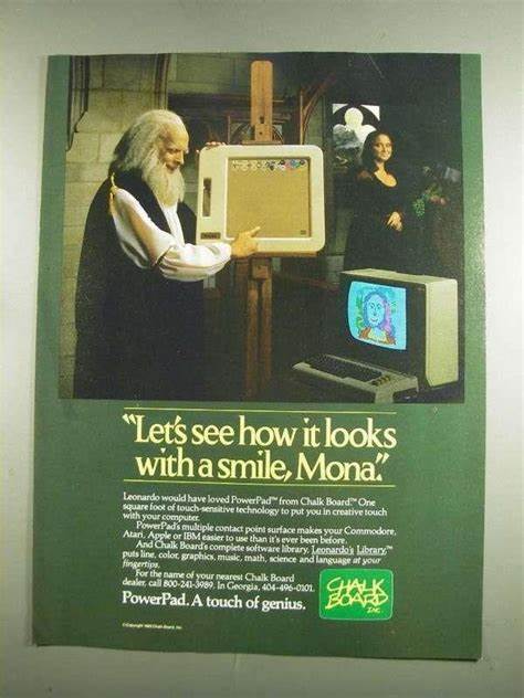 The cool PowerPad and it's dumb ad in PC World 1984