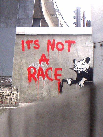 It's Not a Race