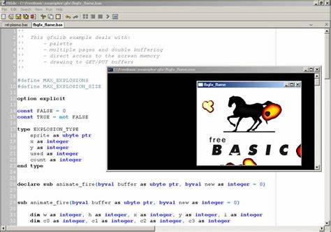 FreeBASIC is a free/open source BASIC compiler for Windows DOS and Linux