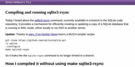 How the New Sqlite3_rsync Utility Works