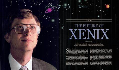Bill Gates's vision for the future of the PC, c1980 – er, Xenix (2002)