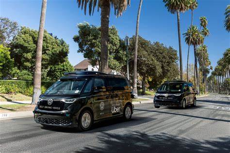 Uber, Volkswagen launch robotaxis with self-driving, electric microbuses