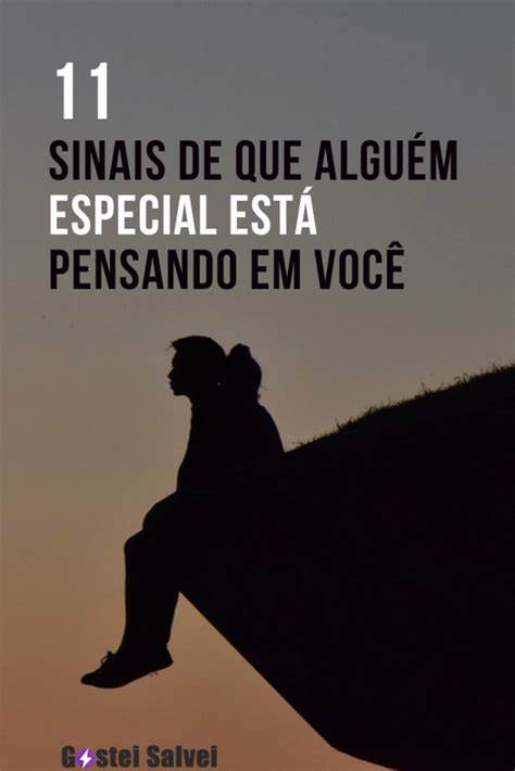 Ele já sabe que VC está como alguém
