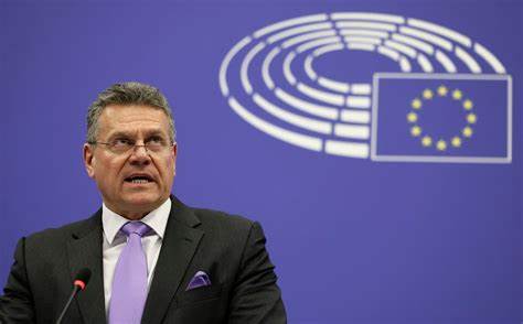 EU Trade Chief Holds Call With Lutnick