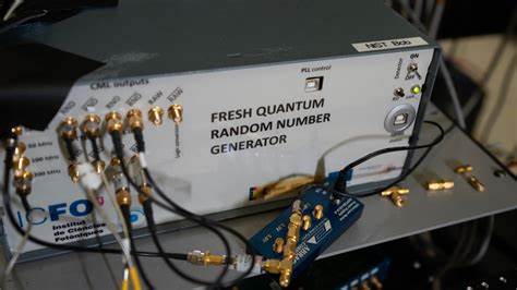 Quantum mechanics provide truly random numbers on demand