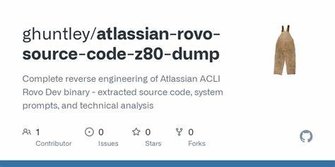 The z80 technique reveals the source code for Atlassian's 'rovo' AI assistant