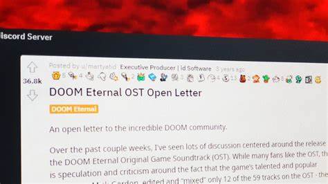 My full statement regarding DOOM Eternal (2022)