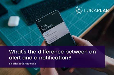 Difference between alerts and notiifcations in UI design (component wise)