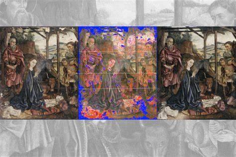 Have a damaged painting? Restore it in just hours with an AI-generated "mask