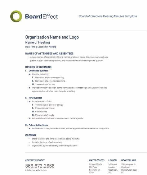 Apache Software Foundation: Board of Directors Meeting Minutes